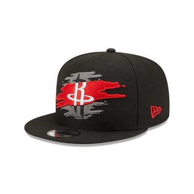 Sapca New Era Houston Rockets NBA Logo Tear 9FIFTY Snapback - Rosii